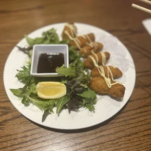 Fried oysters