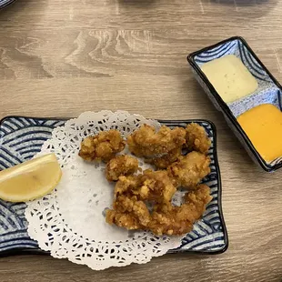 the fried chicken that comes with the karaage ramen