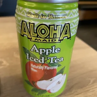 Unique apple flavored ice tea