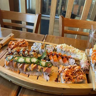 food, sushi and sashimi, sushi, sashimi