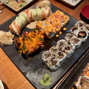 The food was good, service was even better until our sushi didn't come out for an hour. Disappointed with the service.