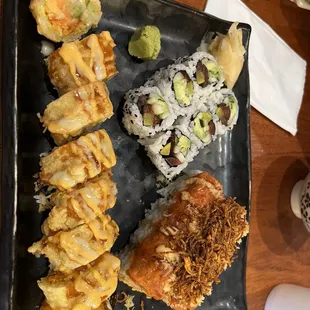 Firecracker, grace and vegetable rolls