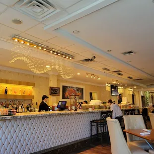 the interior of a restaurant
