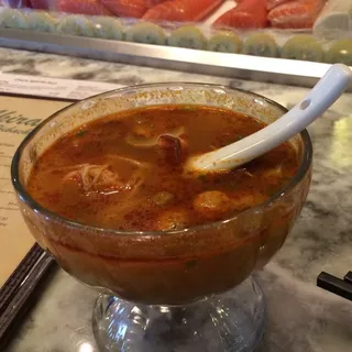 Jumbo Shrimp Spicy soup