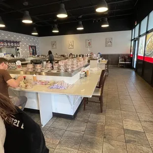 sushi and sashimi, interior