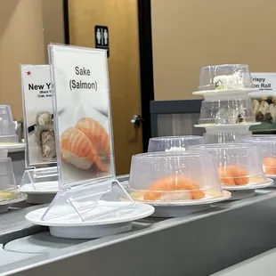 interior, sushi and sashimi