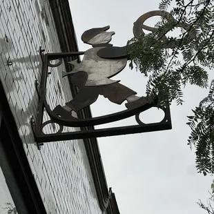 outside