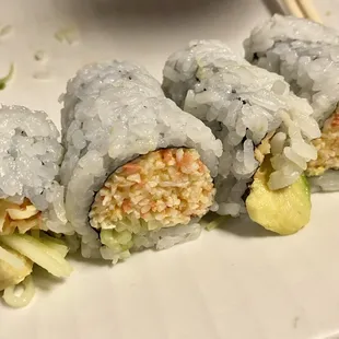 Spicey California roll