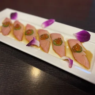 hamachi carpaccio