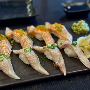 sushi, sashimi, sushi and sashimi, food