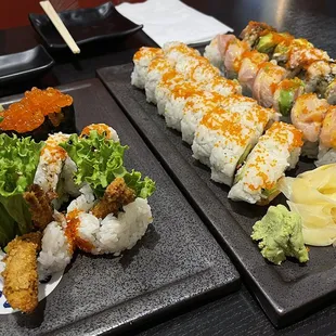 sashimi, sushi and sashimi, food, sushi