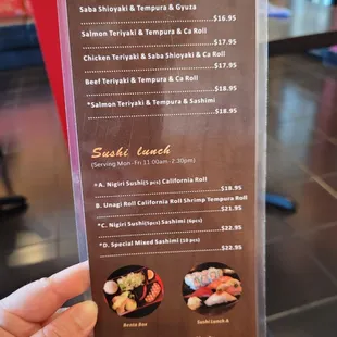 lunch menu 2/2