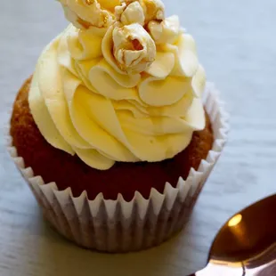 Banana Bomb - The most delicious vegan cupcake in San Antonio.