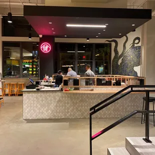 Restaurant location inside The Roost