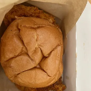 Mild chicken sandwich