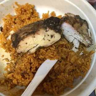 Jaffa rice with blackened chicken