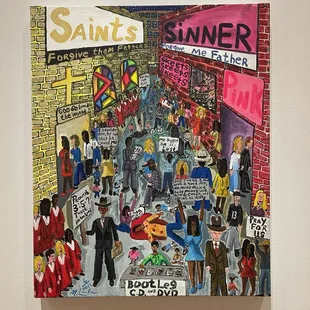 Interesting Painting of M.L.L