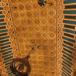 Ceiling in lobby