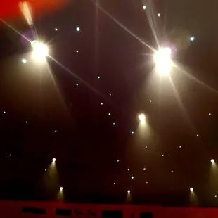 Starry, starry night. The ceiling of the Akron Civic Theatre.