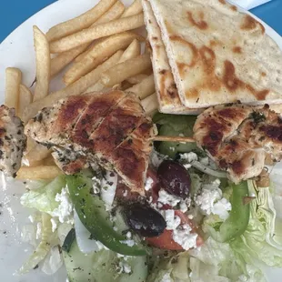 The number #13. Souvlaki Shishkabob Platter. Holy mackerel.