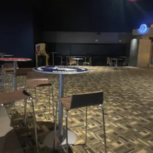 The bar seating