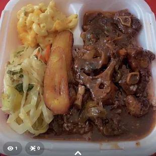 My large plate of Oxtails