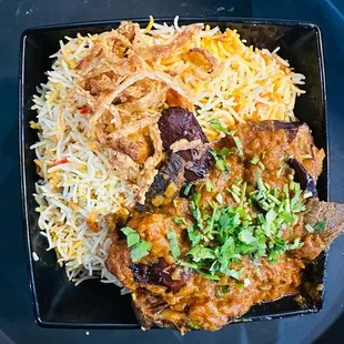 a plate of food