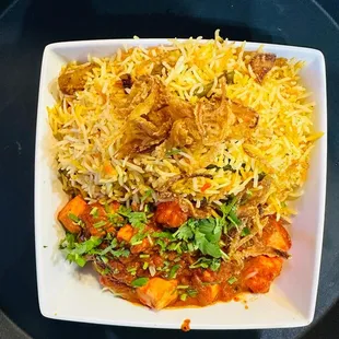 a plate of food