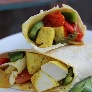 Curry Tofu Wrap