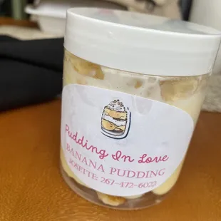 Complimentary Banana Pudding