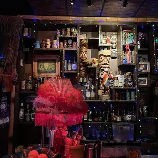 a woman sitting at a bar