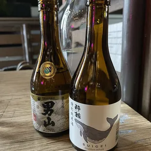 Staff recommended Saje. The whale is maybe 3/4 dry... the other is completely dry. I highly recommend the whale bottle! Loves it!