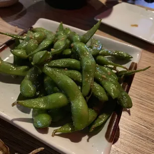 Garlic Edamame