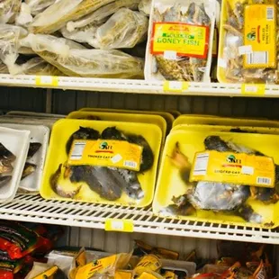 a variety of food items