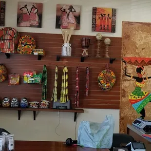 Colorful imported goods