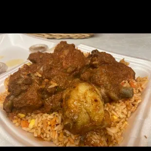 Jolof rice with chicken