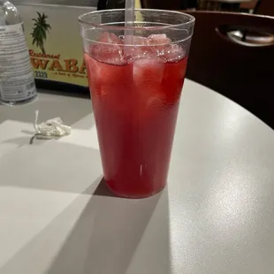 Passion and beet juice. SO GOOD!