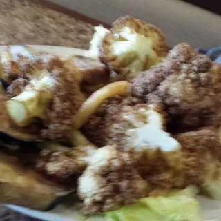 Fried Eggplant & Cauliflower