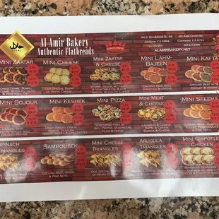 12/17/22 new prices menu