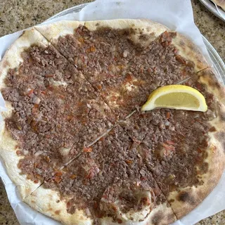 Lahm-Bajeen Flat Bread