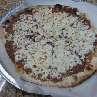 Mini Meat and Cheese Flat Bread