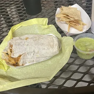 Chicharron Burrito