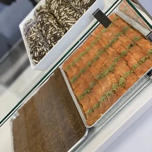 a variety of baked goods