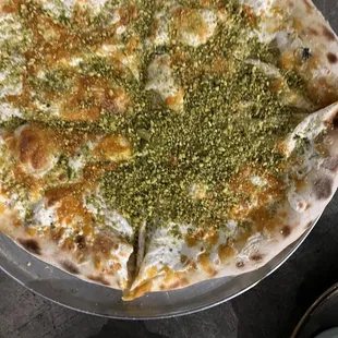 Pistachio and cheese
