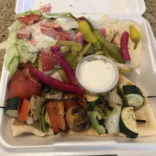 Chicken Skewer Plate