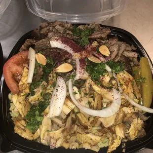 Mix shawarma plate