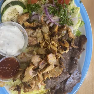 Beef and Chicken Shawarma