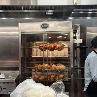 a chef preparing food