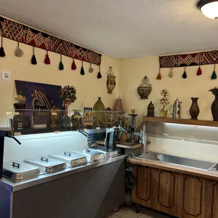 a view of the kitchen