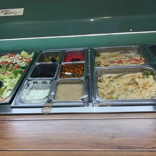 a salad bar